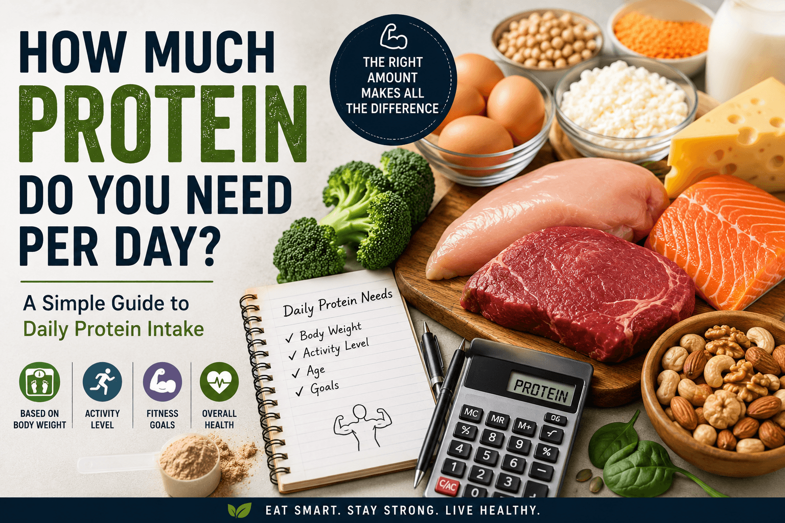 How Much Protein Do You Need Per Day? A Simple Guide to Daily Protein Intake