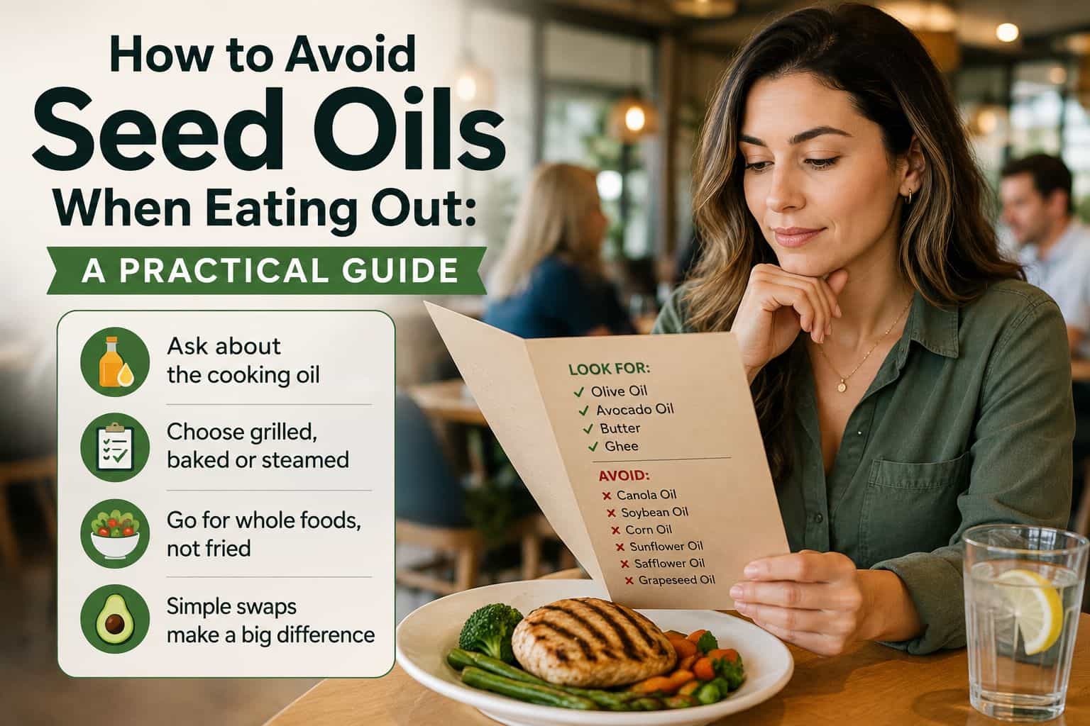 How to Avoid Seed Oils When Eating Out A Practical Guide