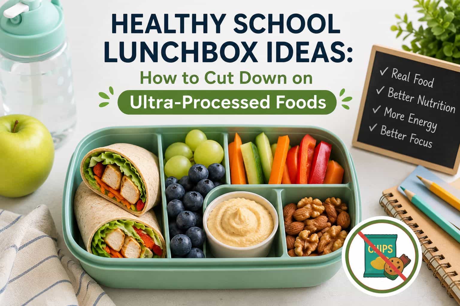 Healthy School Lunchbox Ideas: How to Cut Down on Ultra-Processed Foods