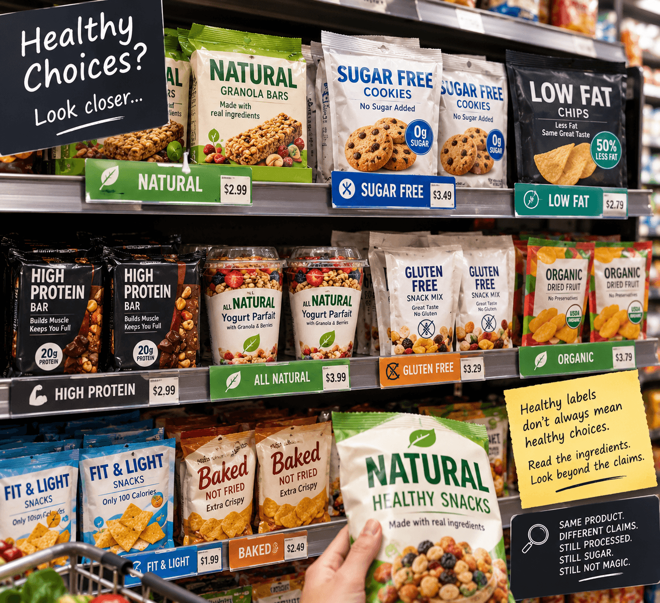 "Healthy" Food Labels That Can Fool You