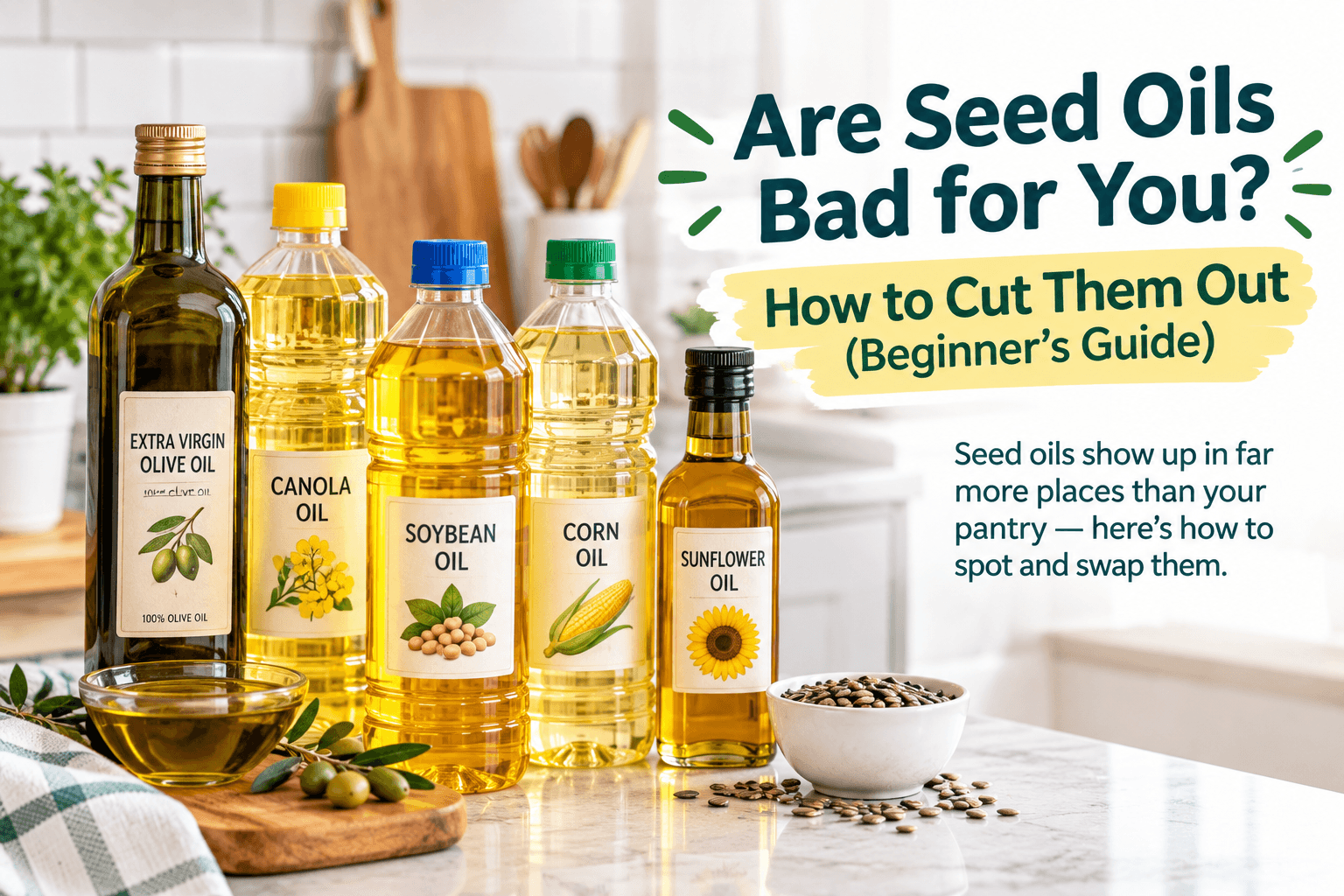 Are Seed Oils Bad for You? How to Cut Them Out (Beginner's Guide)