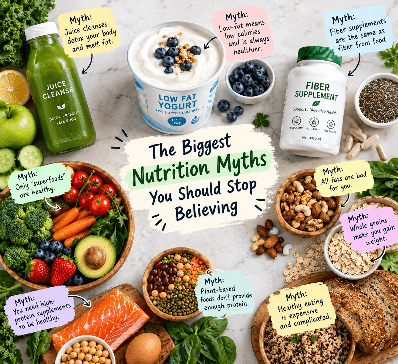 The Biggest Nutrition Myths You Should Stop Believing