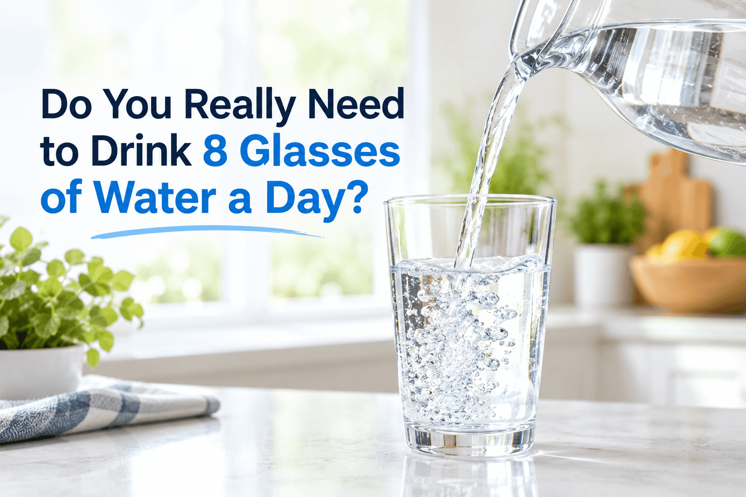 Do You Really Need to Drink 8 Glasses of Water a Day?