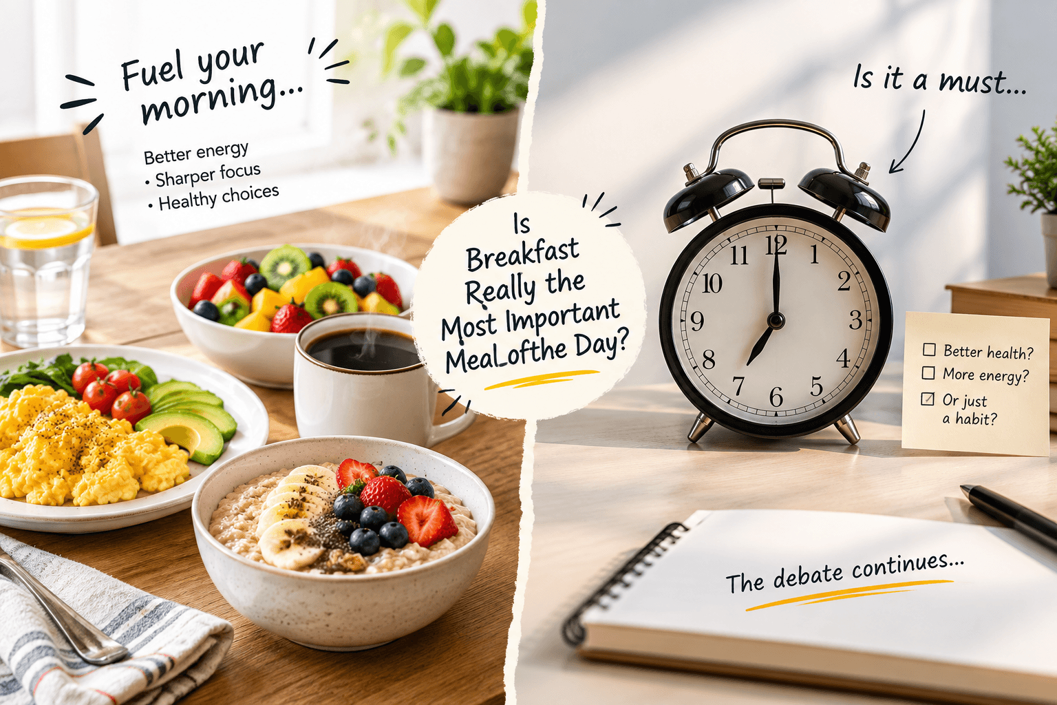 The Great Breakfast Debate: Is Breakfast Really the Most Important Meal of the Day?