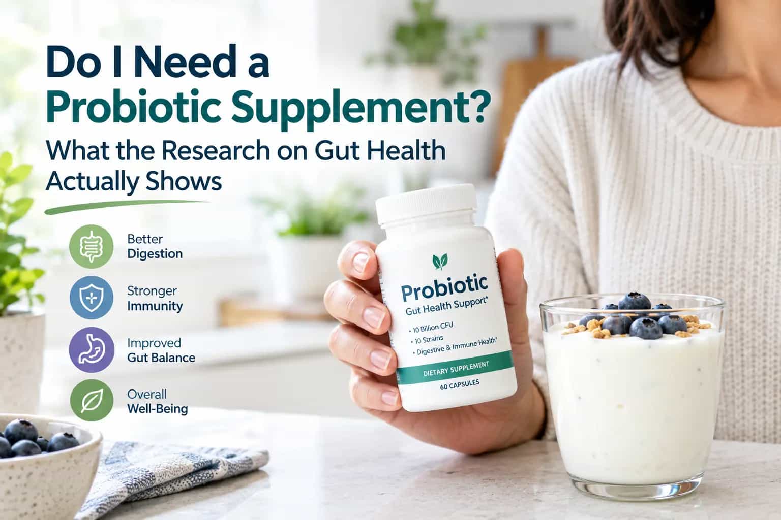 Do I Need a Probiotic Supplement? What the Research on Gut Health Actually Shows